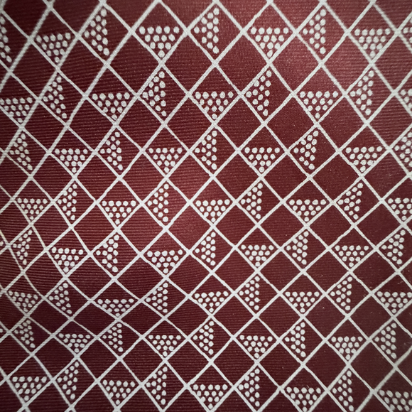 Givenchy Vintage 100% silk neck ties Old Money Classic style ties red cream - Picture 7 of 8